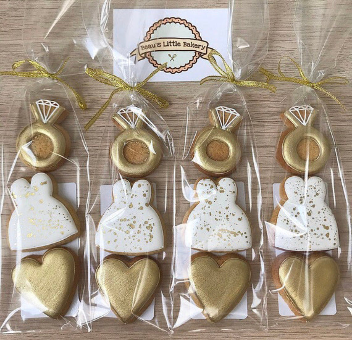 Bridesmaid Bridal Shower Hen Do Mini Biscuits
