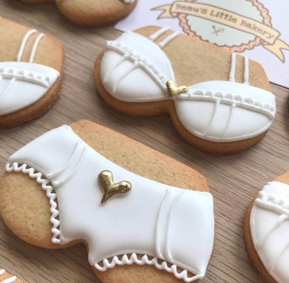 Bridal Shower Hen Do Lingerie Biscuits