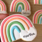 Personalised Rainbow Party Biscuits