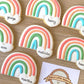 Personalised Rainbow Party Biscuits